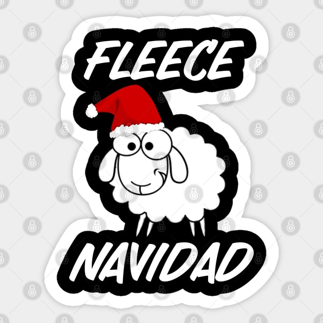 Fleece Navidad Sticker by Raw Designs LDN
